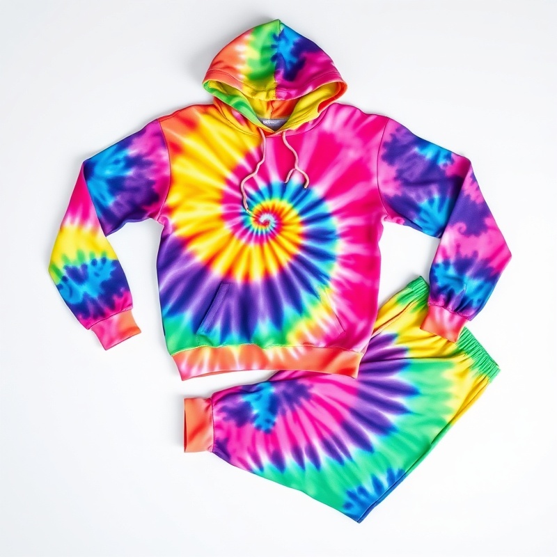 Tie-Dye Hoodie Set