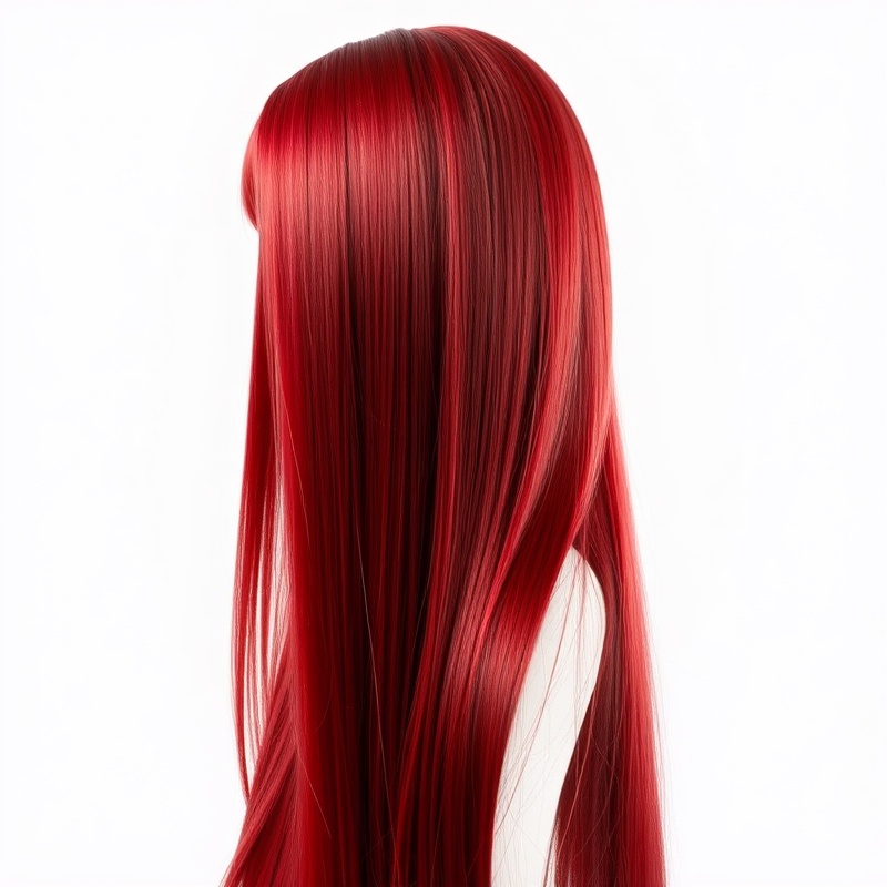 Long Straight Red Wig