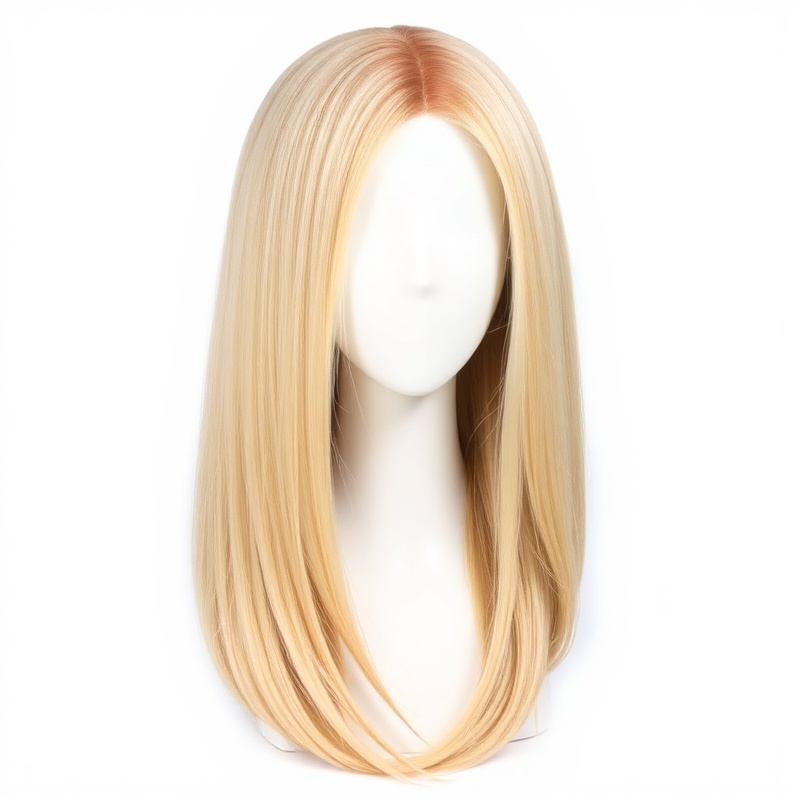 Long Straight Blonde Wig