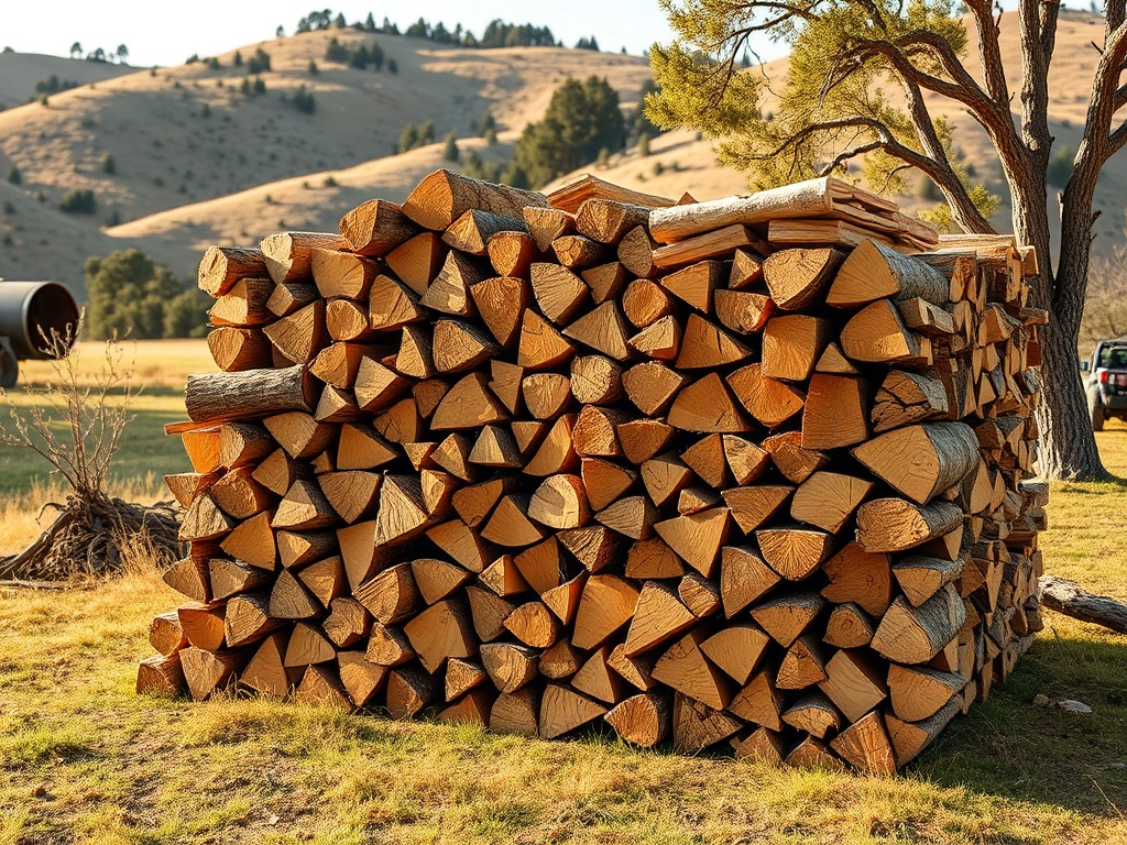 Premium Seasoned Oak Firewood Cord