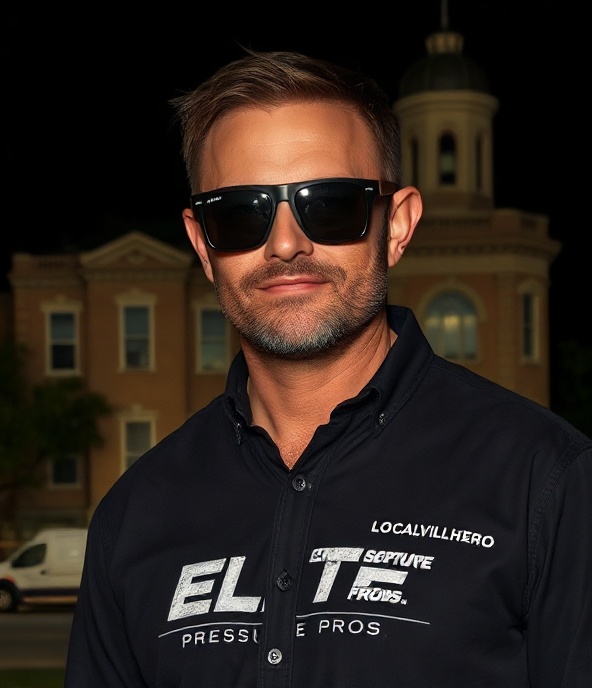 Moss Boss - Local hero and owner of Elite Pressure Pros