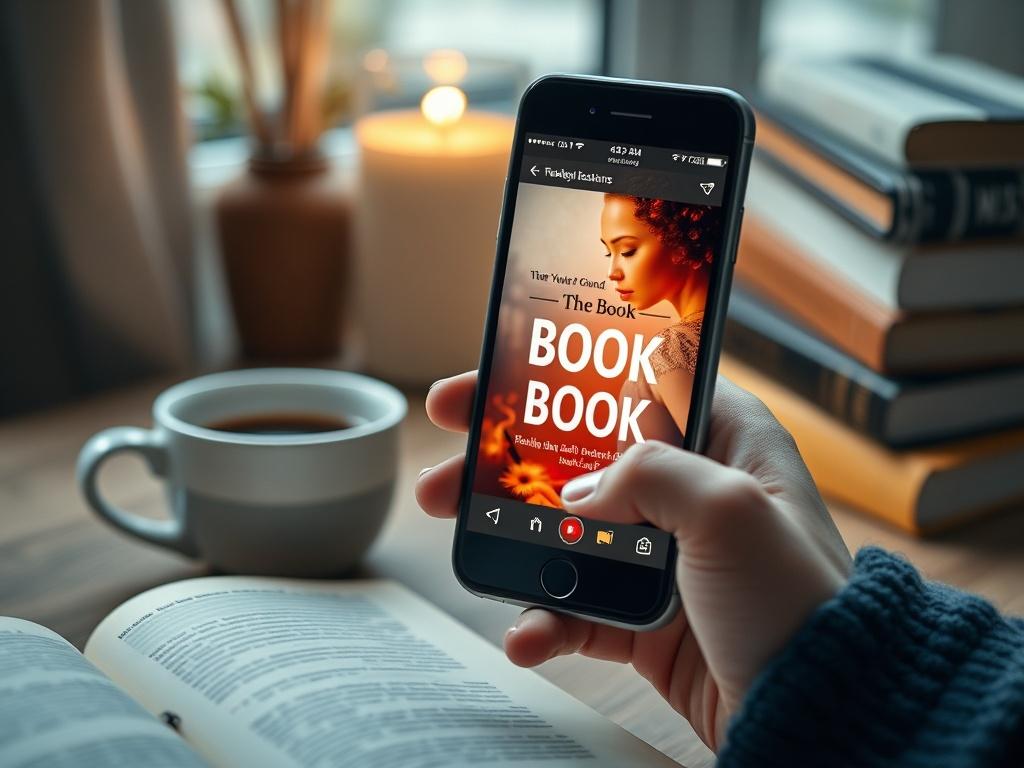 A hyper realistic close up shot of a smartphone displaying