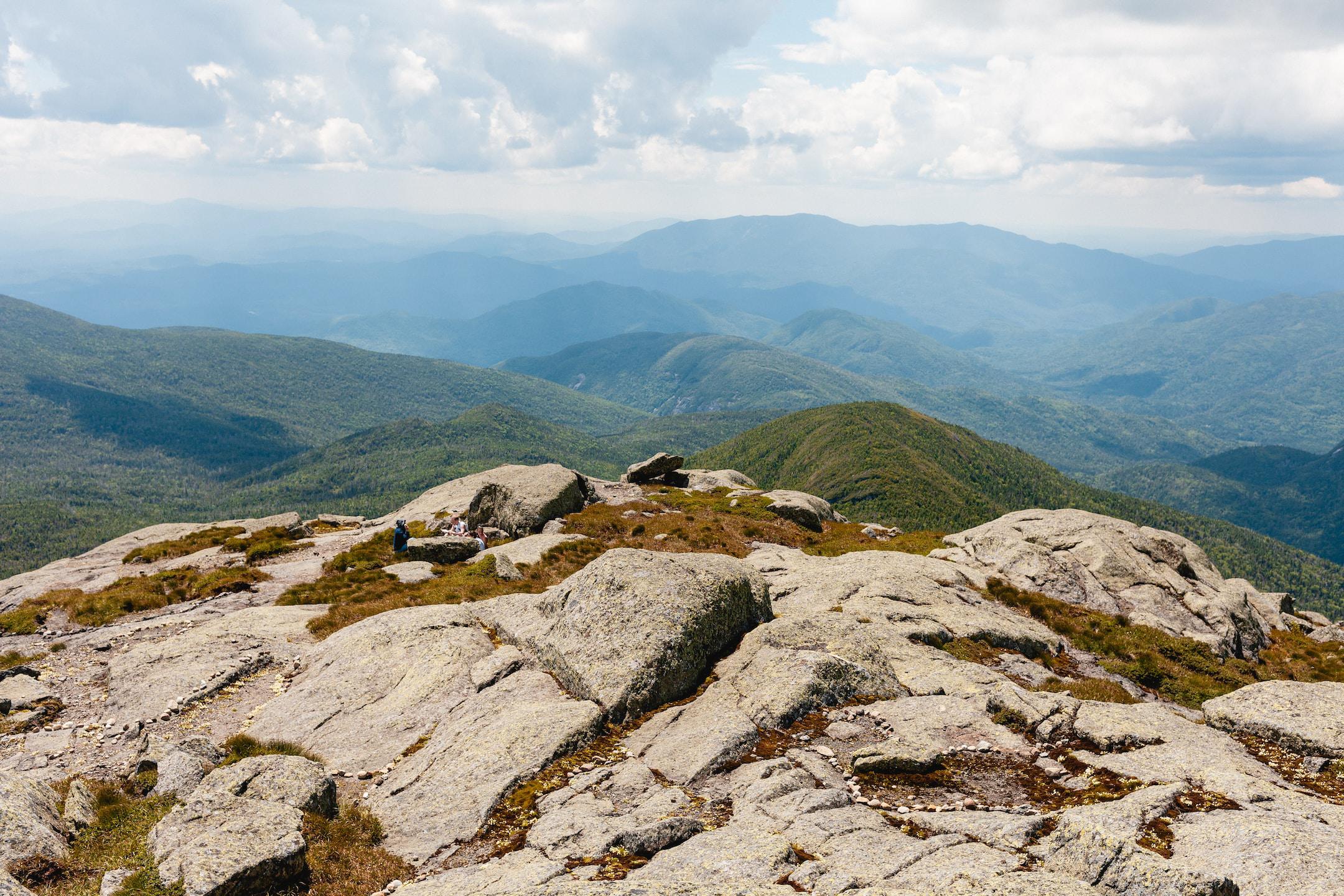 From the summit of Tahawus (could splitter) aka Mount Marcy in the Adirondack High Peaks of New York State, USA.