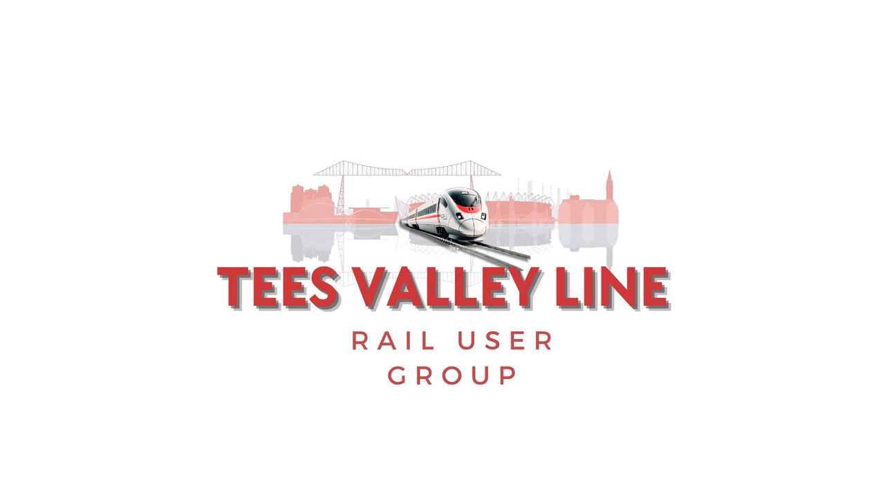 Tees Valley Line Rail User Group (TVL-RUG) logo