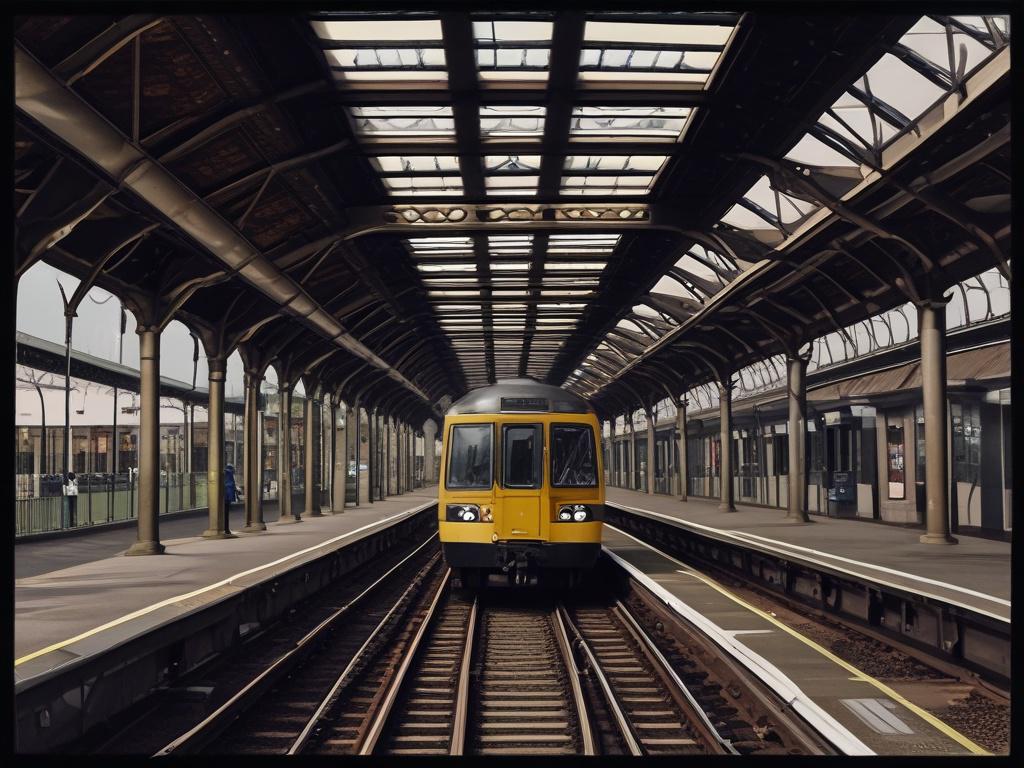 **AI Image Generation Prompt:**

Create a realistic high-resolution photo that captures the essence of the Tees Valley Line for a blog titled "Exploring the Tees Valley Line: Your Ultimate Guide." Focus on a single subject: a vibrant train traveling along the scenic route of the Tees Valley Line. Use a close-up composition that emphasizes the train in motion, showcasing its colorful exterior blending harmoniously with the lush green landscapes surrounding the railway. 

In the background, depict a picturesq