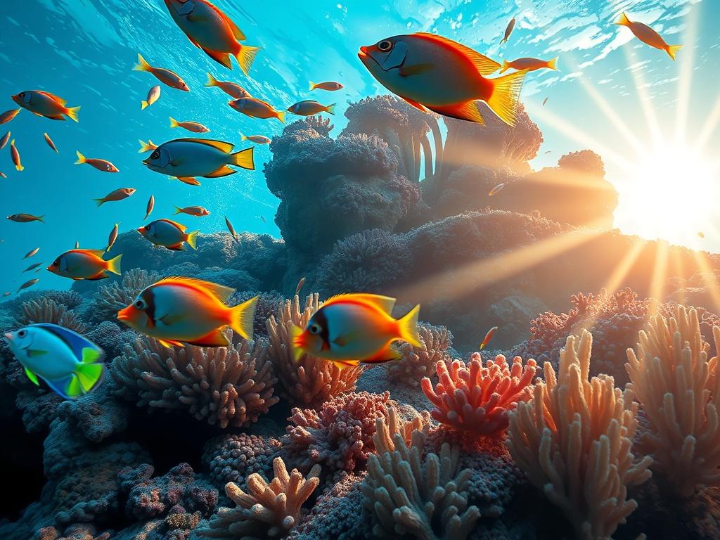 A close up high resolution photograph of a vibrant coral