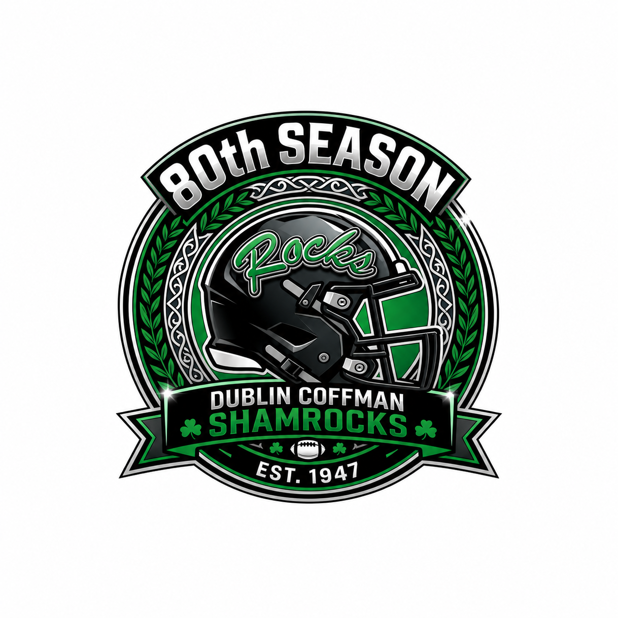 Dublin Coffman Rocks Logo