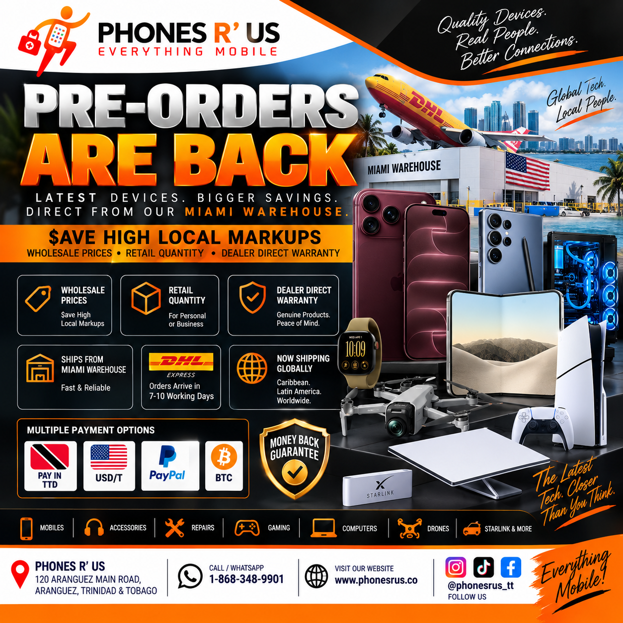 Phones R’ Us Pre-Orders Are Back flyer