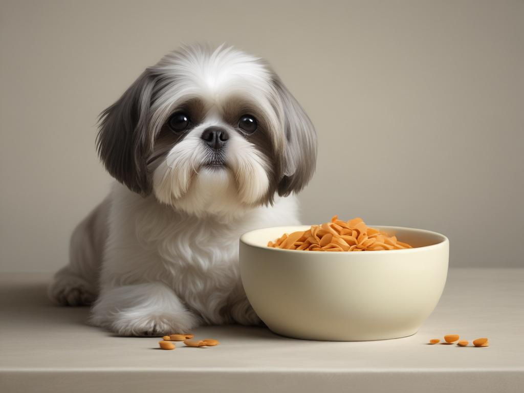 Shih Tzu food bowl