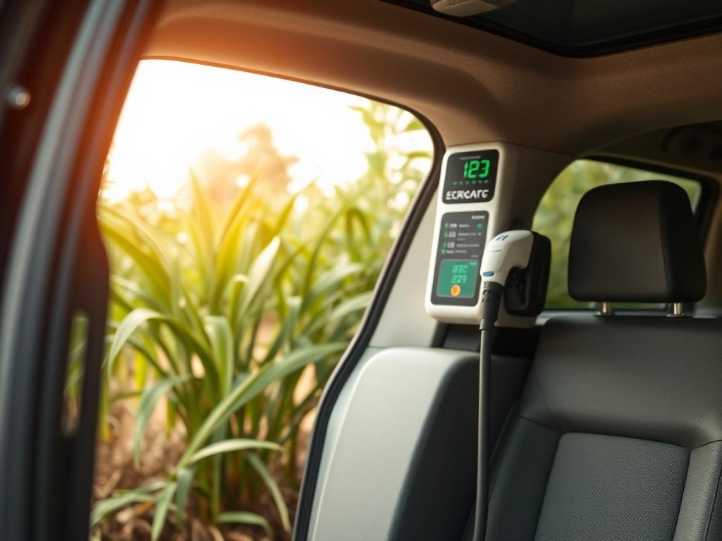 A close up of an eco friendly auto gas system