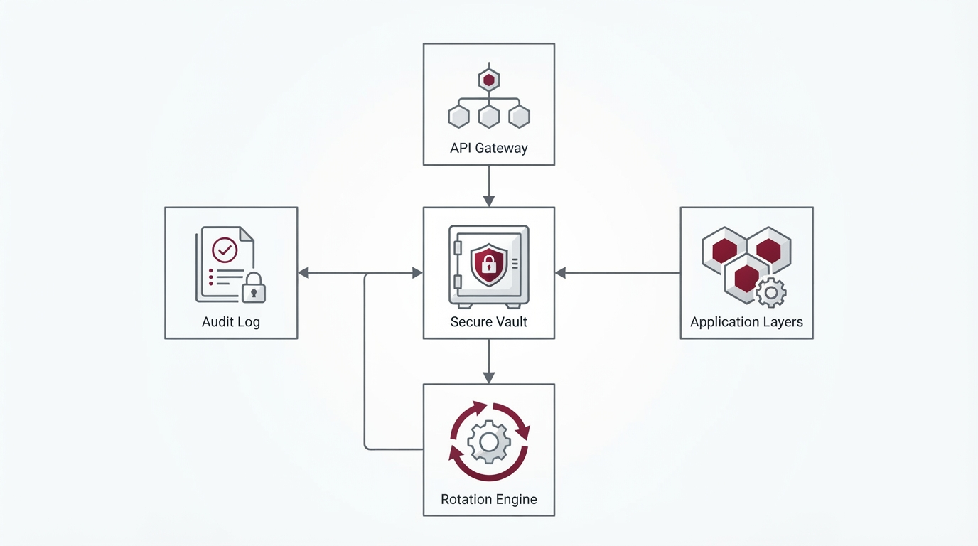 VaultKey security architecture diagram