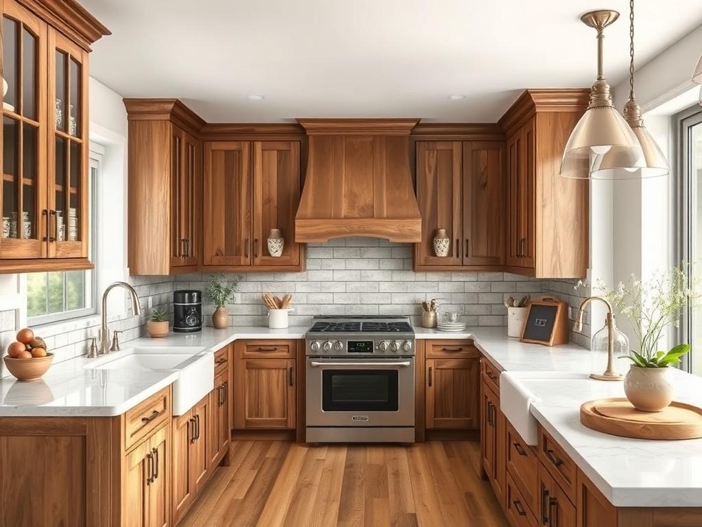 <strong>2. Kitchen Remodel</strong><br>"Custom kitchen remodel with new countertops, cabinets, and energy-efficient appliances installed by Firelands Construction. Our professional team creates beautiful, functional kitchens tailored to each client’s lifestyle, delivering high-quality craftsmanship and sustainable solutions."