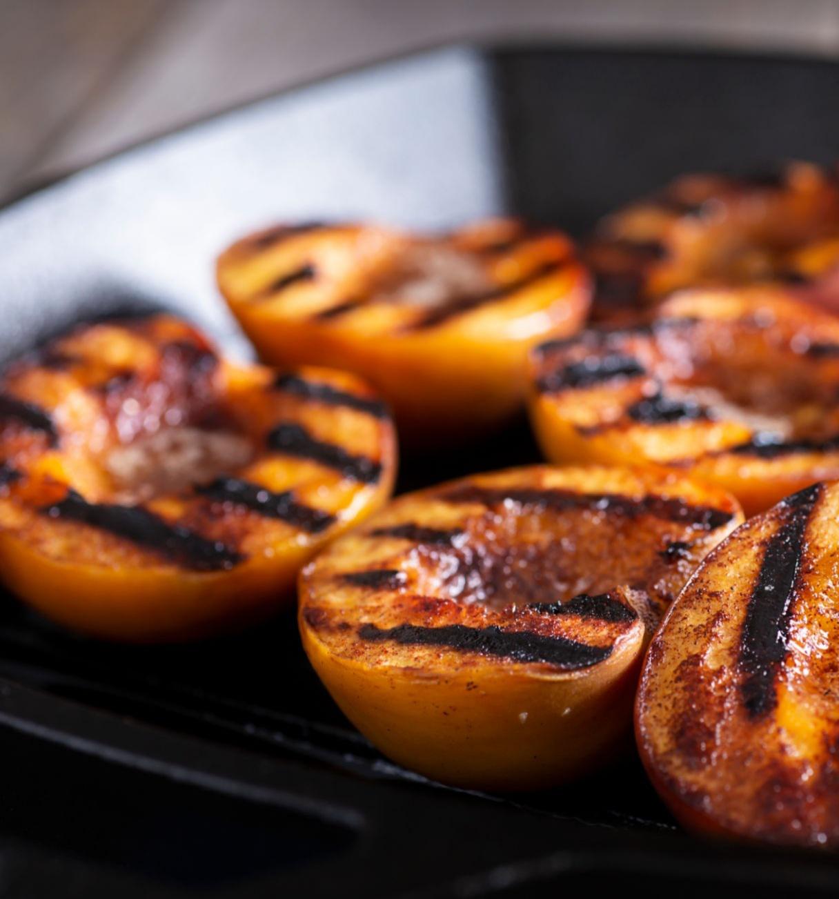 grilled peaches