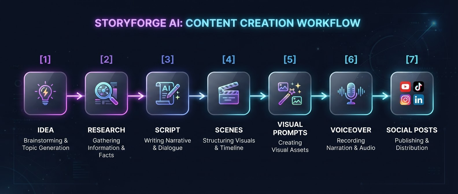 StoryForge AI Workflow