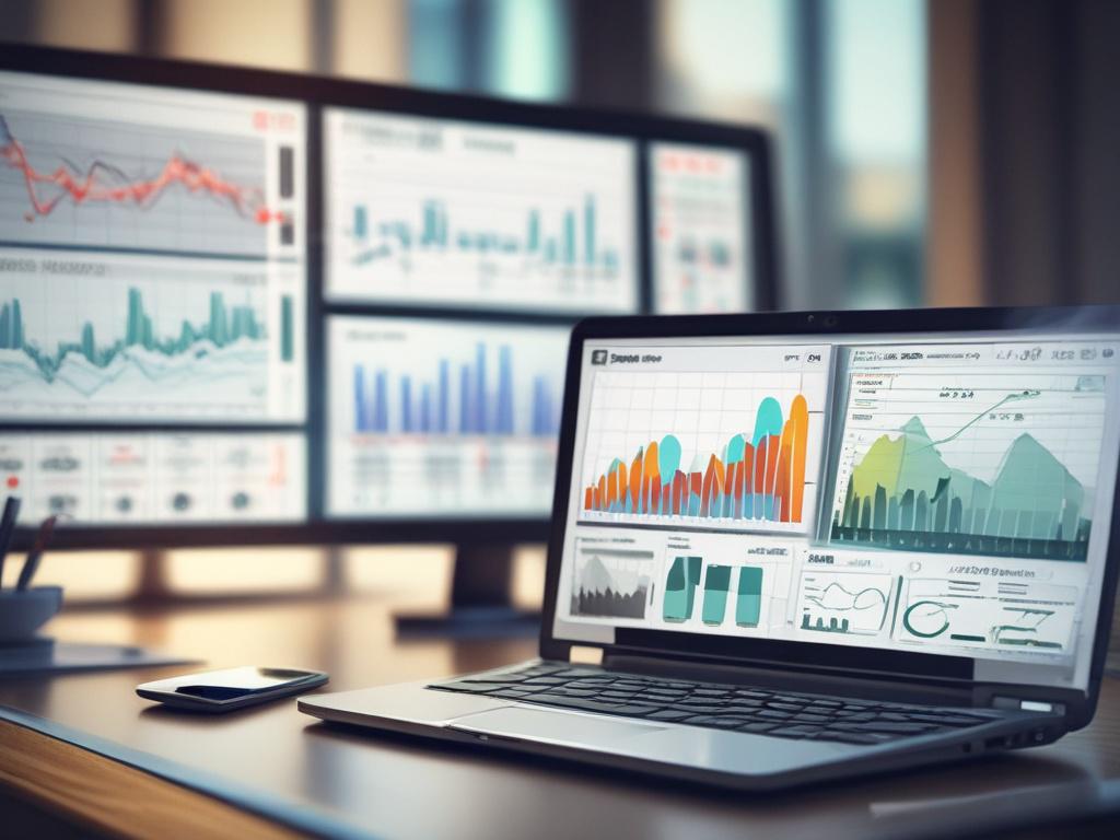 A hyper realistic close up shot of a health informatics