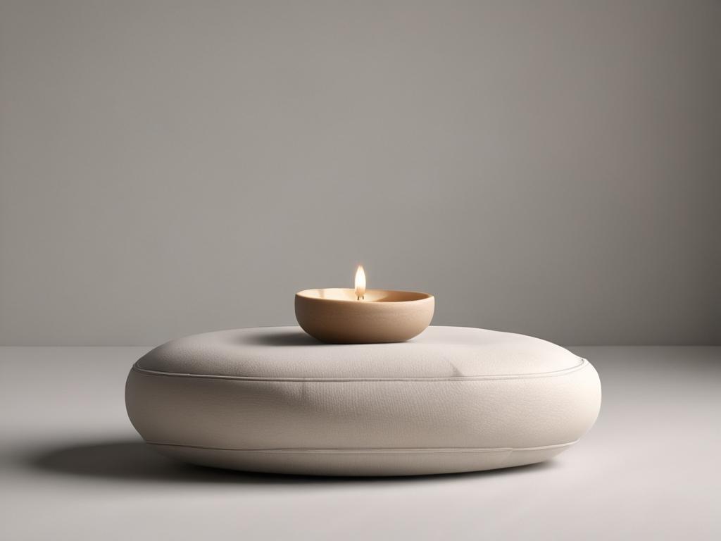 meditation cushion, healing space, mindfulness, relaxation