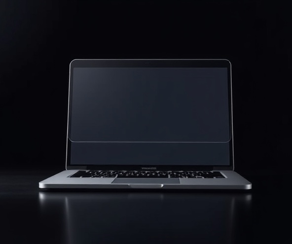 Laptop with Celestial screen protector applied