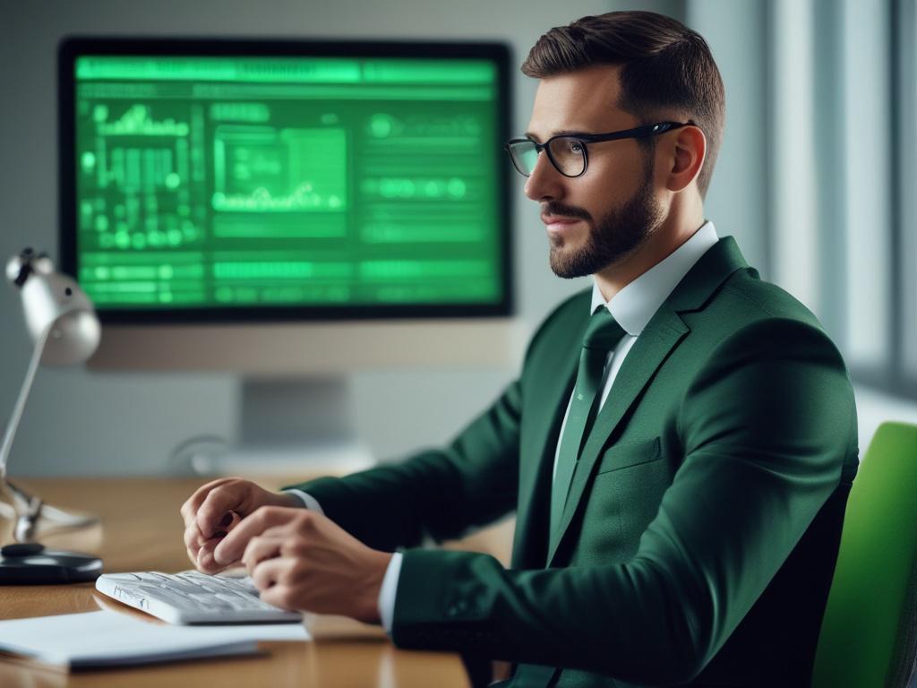 hyper realistic close up shot of a cybersecurity consultant discussing