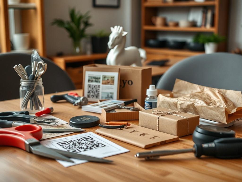 A close up shot of a DIY kit on a
