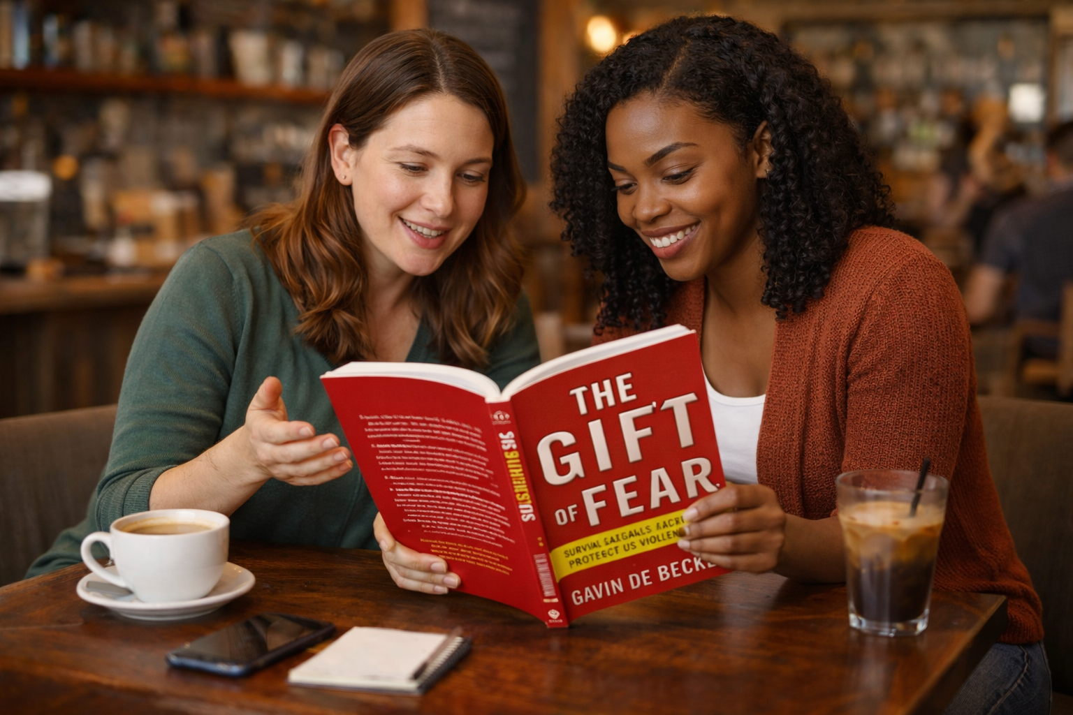 two women discussing about a book..png
