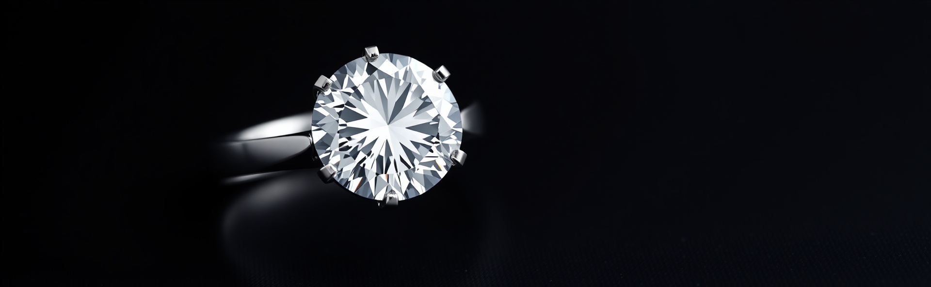 Luxury diamond engagement ring