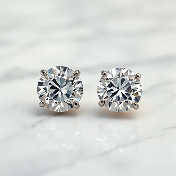 Diamond Stud Earrings