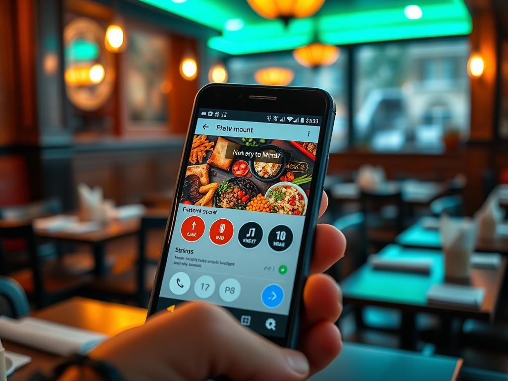 A close up shot of a smartphone displaying a custom