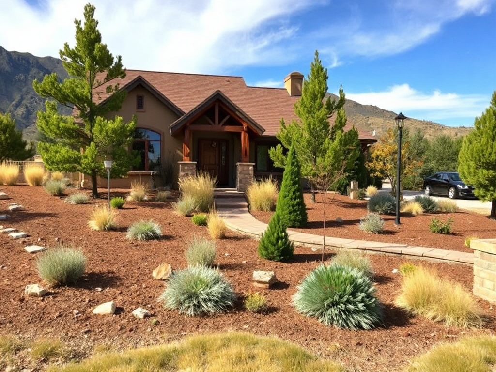 Utah home with wildfire-hardening features