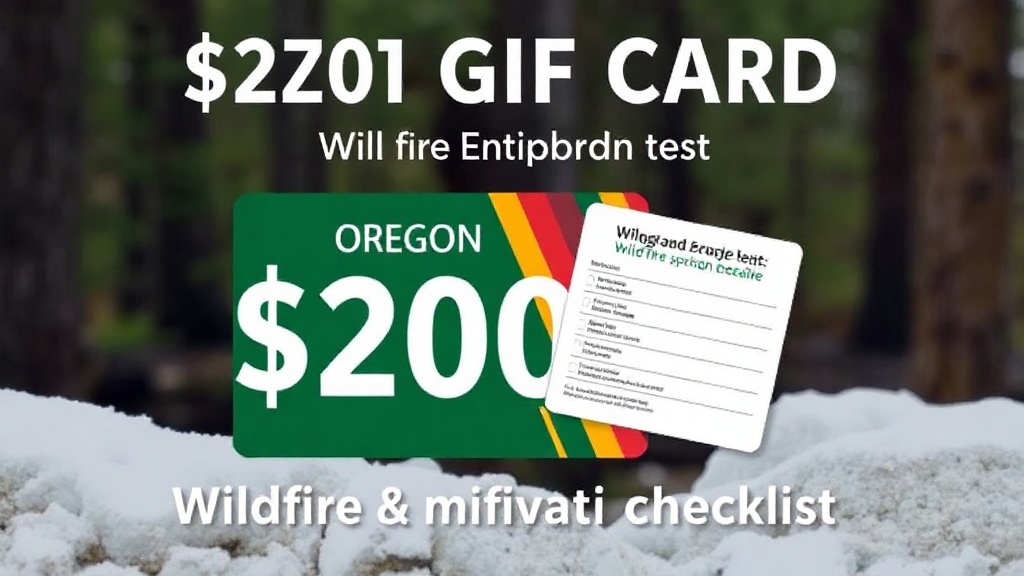 Oregon $250 gift card reimbursement