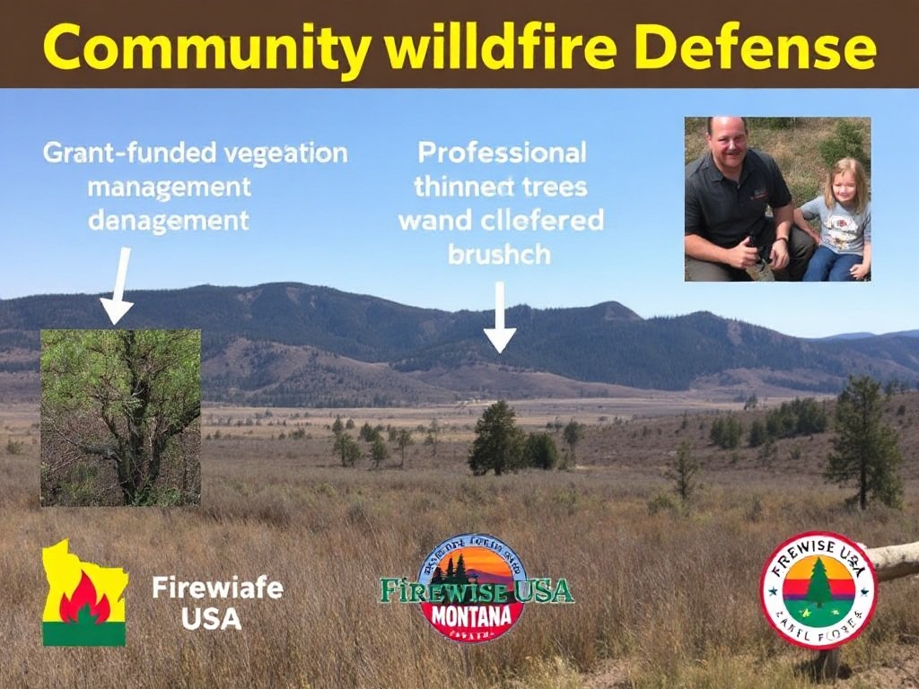 Montana community wildfire defense project