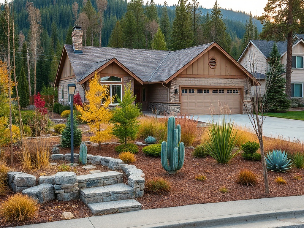 Idaho home with wildfire-hardening features