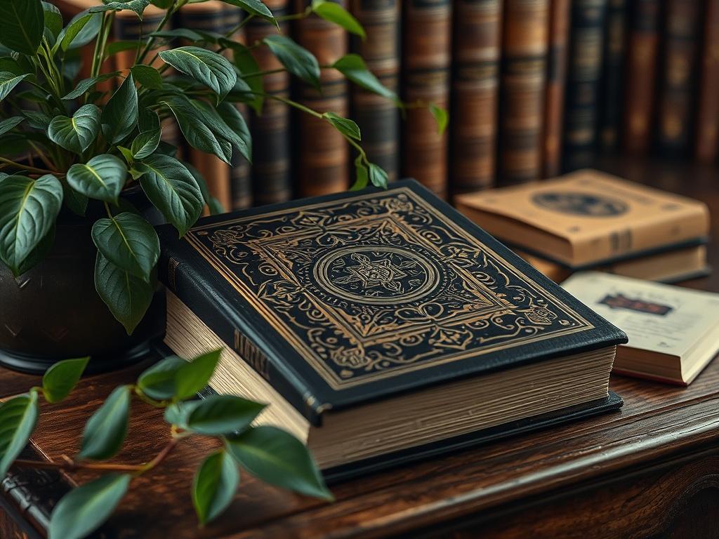 A close up shot of a beautiful collectible edition book