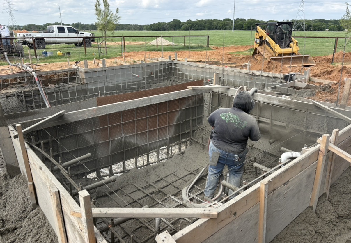 Concrete work by JV Turf Co.