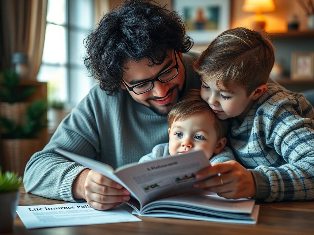 A high resolution close up shot of a caring parent