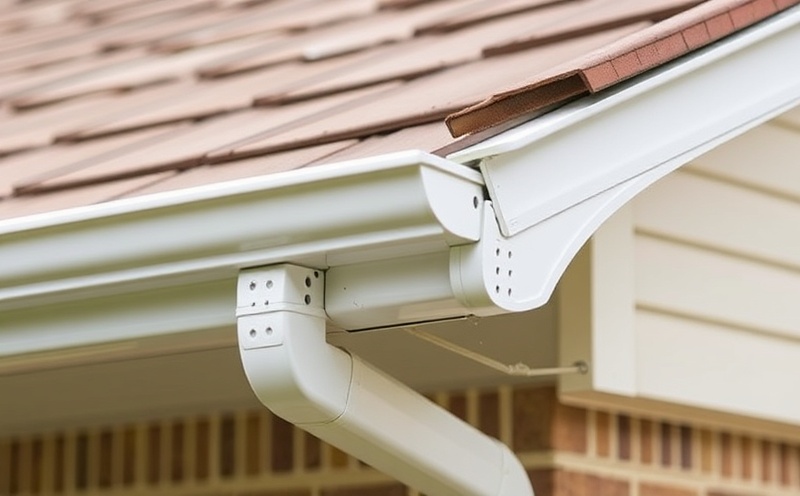 Professional gutter repair work