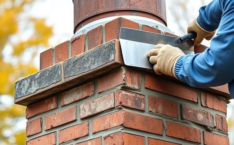 Professional chimney repair work