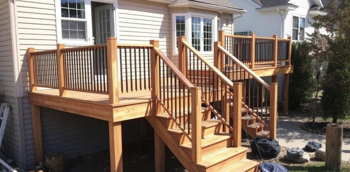 Beautiful deck construction