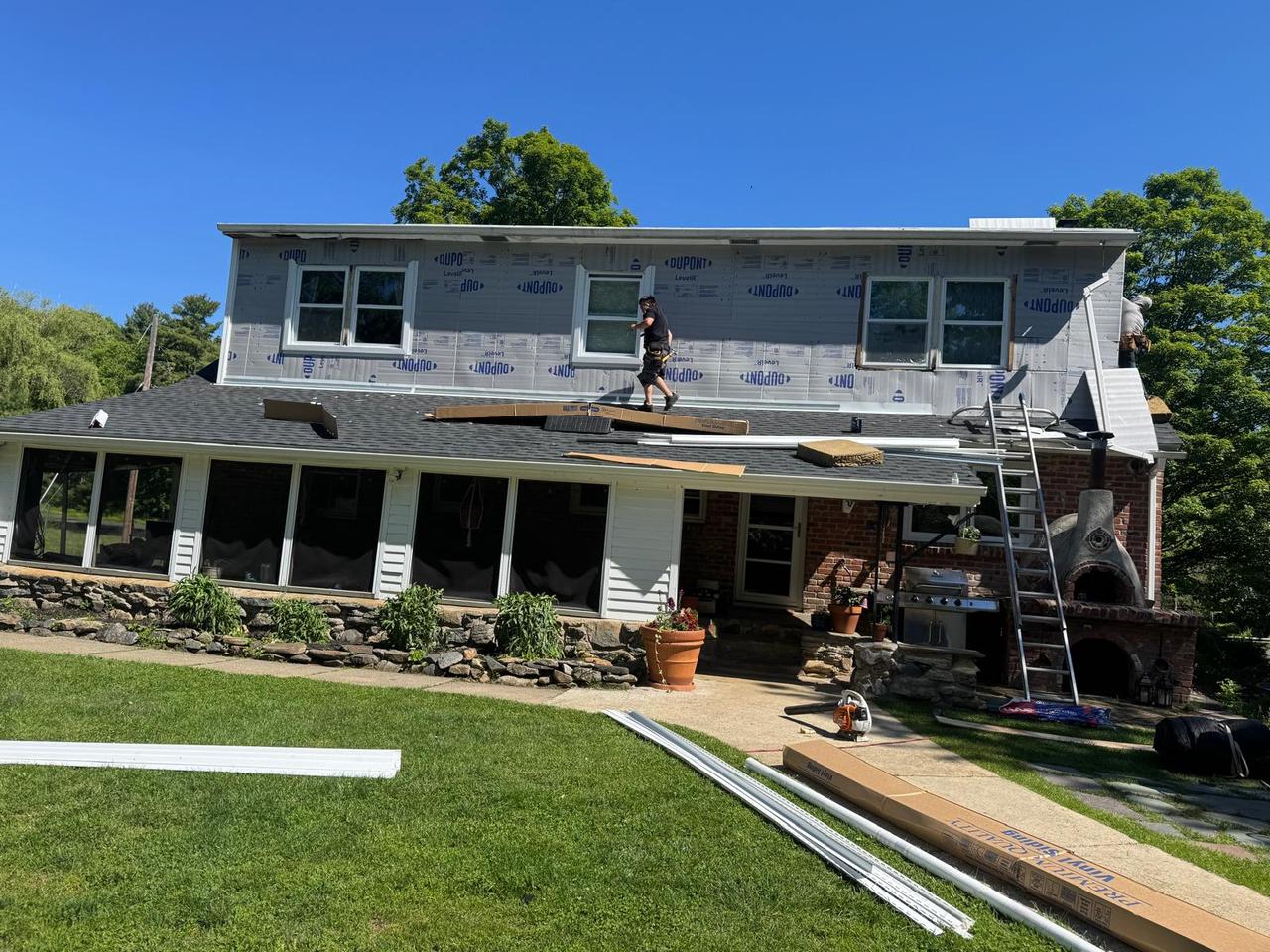 Professional siding installation