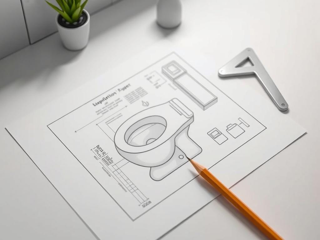 A high resolution close up of a detailed toilet design
