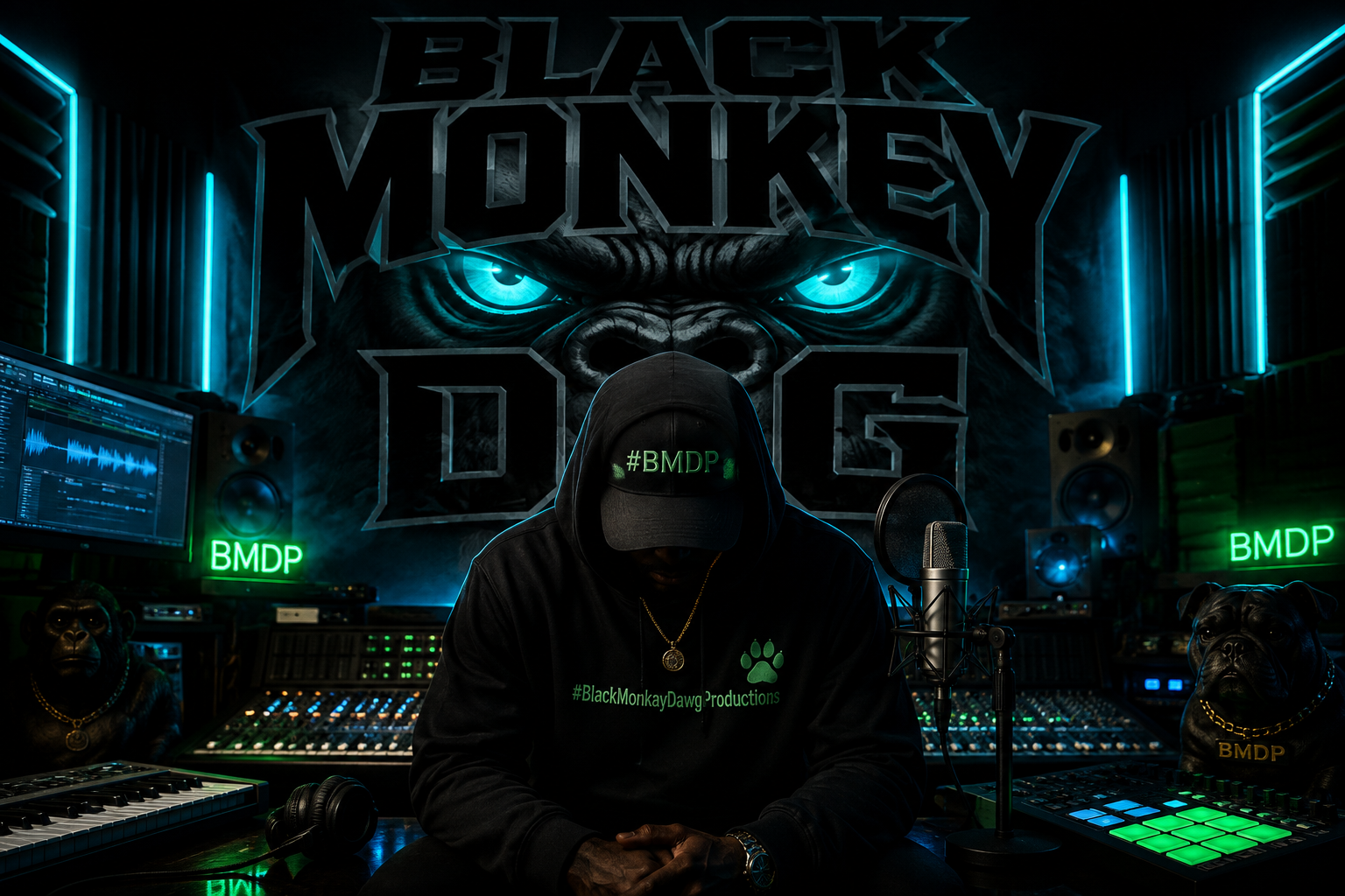 Black Monkay Dawg Productions Studio - Professional Cinematic Production Environment