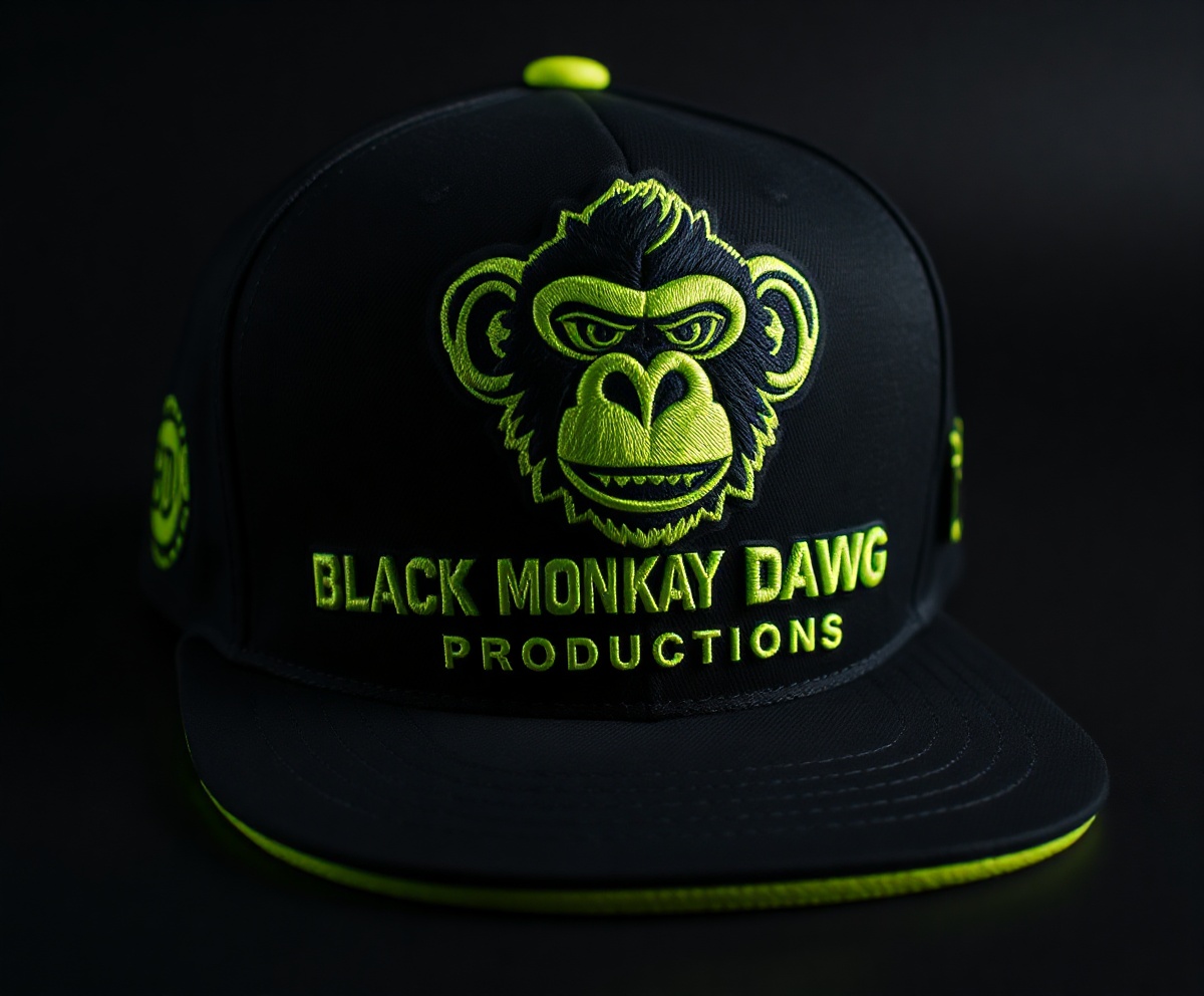 BMD Lime Pop Cap - Lime Green Bill with 3D Embroidery