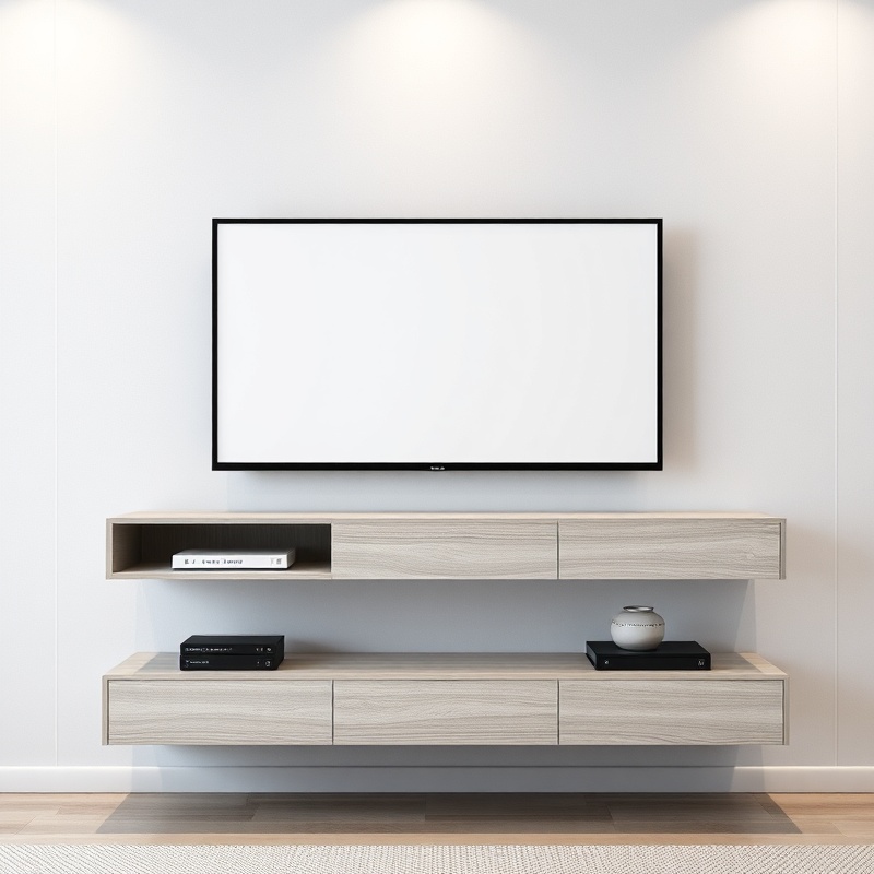 Living Room TV Unit - Floating Minimalist