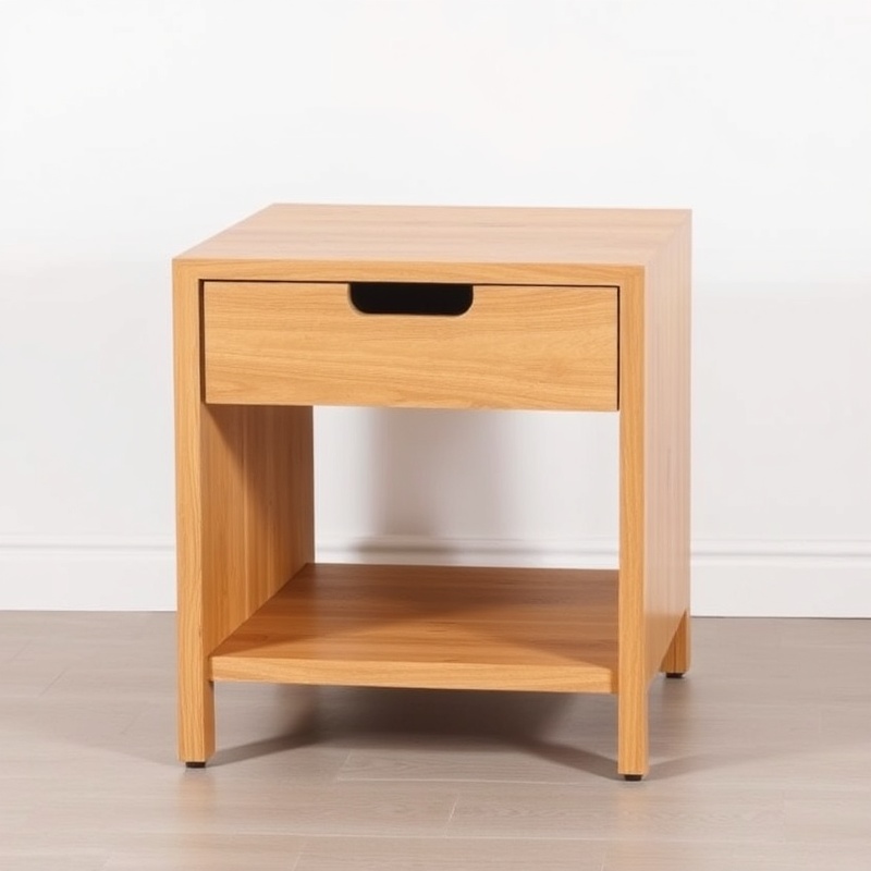 Living Room Side Table - Oak Wood
