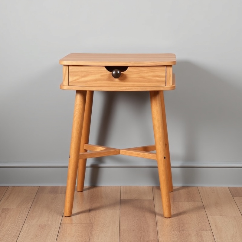 Living Room Side Table - Scandinavian Natural