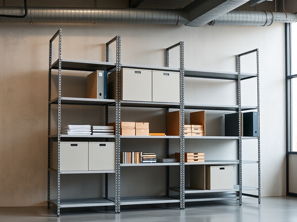 Office Shelving - Modular Metal Industrial