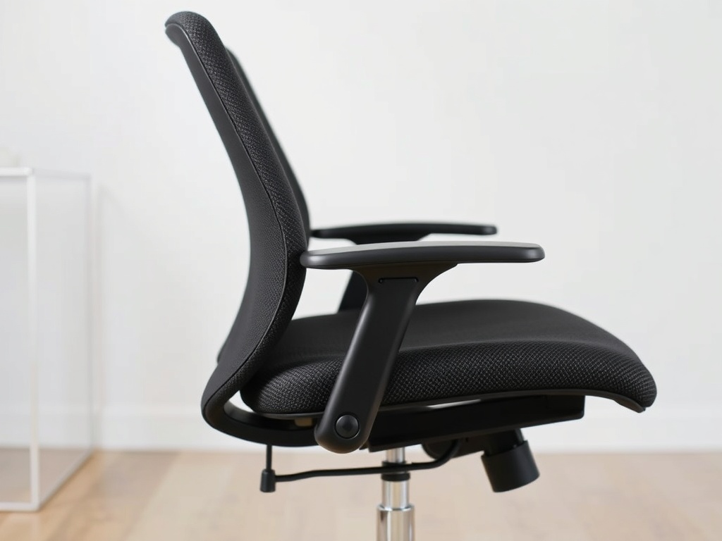 Office Chair - Ergonomic Black Tilt Lock