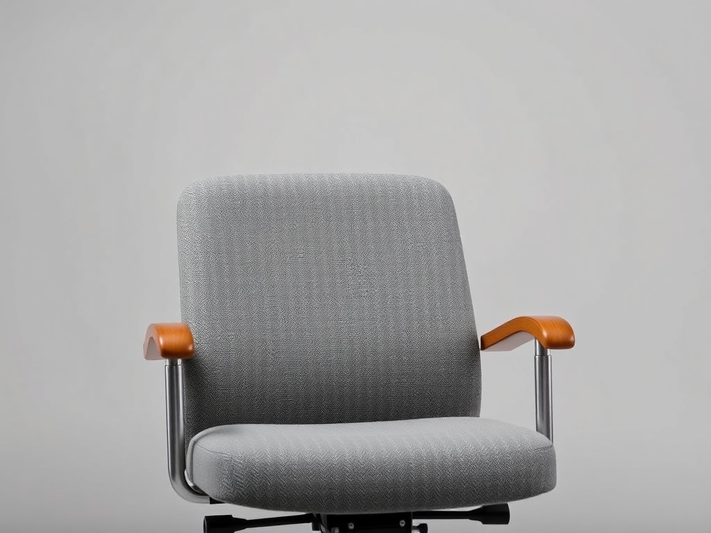 Office Chair - Manager Gray Wood