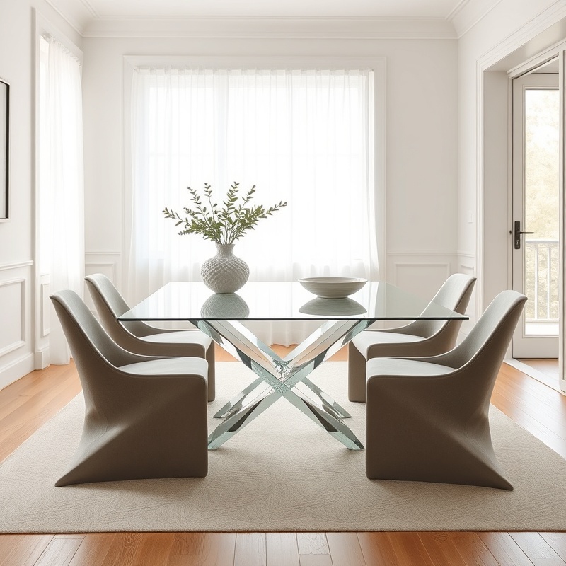 Glass Dining Table