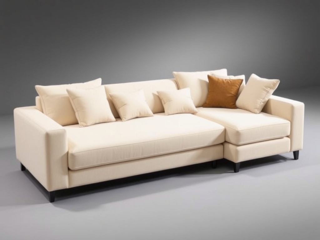 Luxury Sectional Cream Sofa Bed