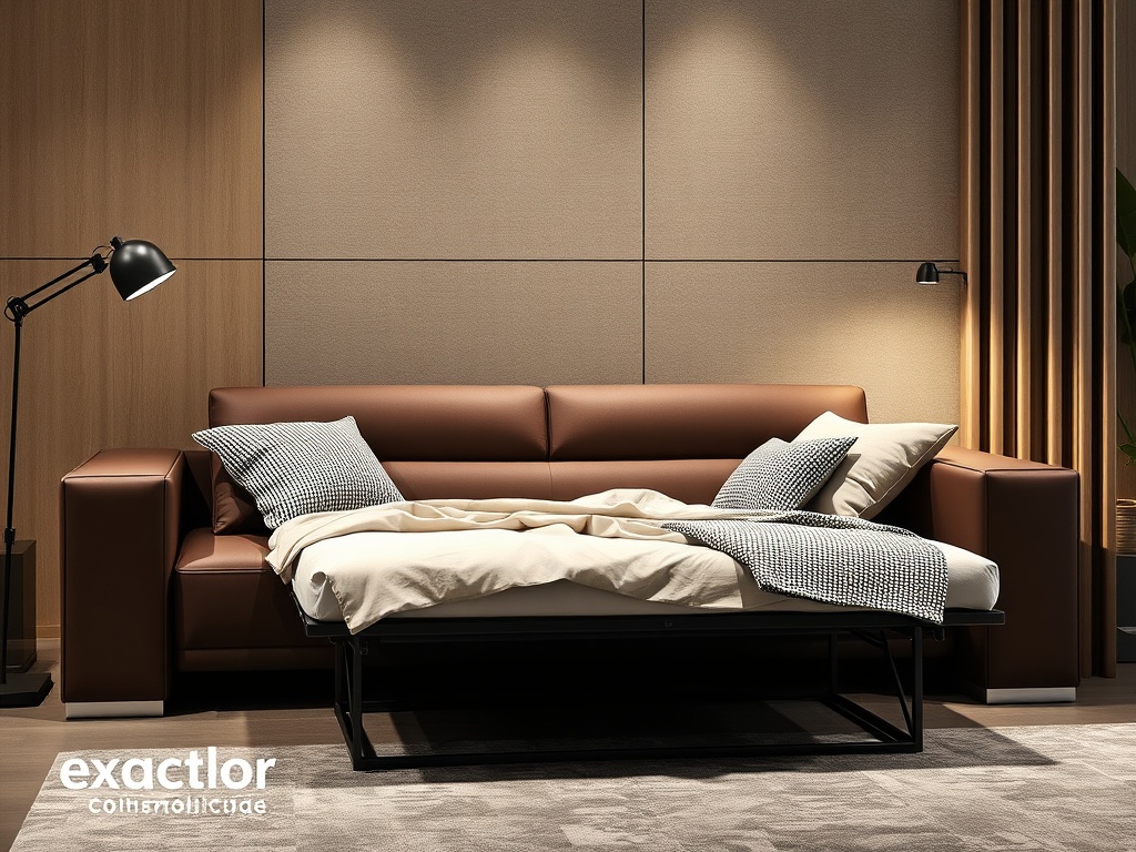 Chocolate Brown Sofa Bed